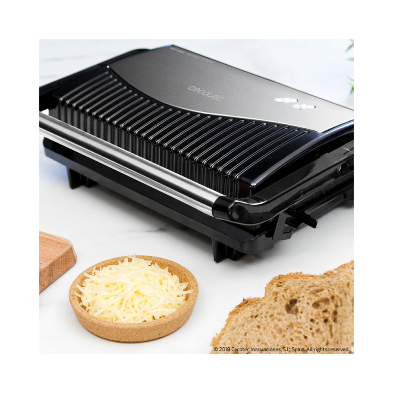 Električni žar Cecotec Rock'nGrill 750 Full Open