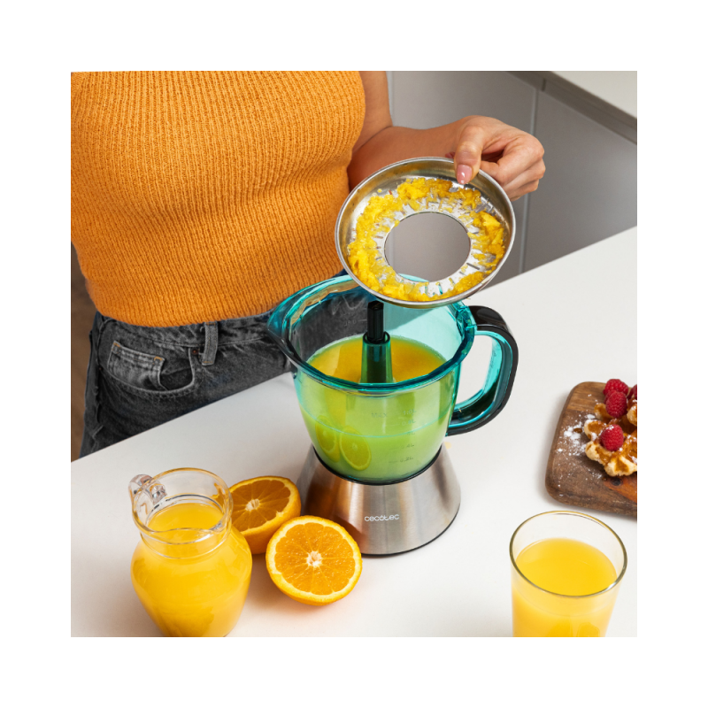 Ožemalnik citrusov Cecotec Zitra Full Steel