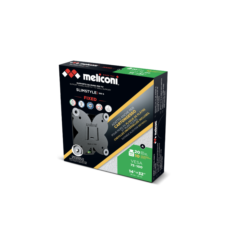 Stenski nosilec za TV Meliconi Slimstyle Plus 100S CG