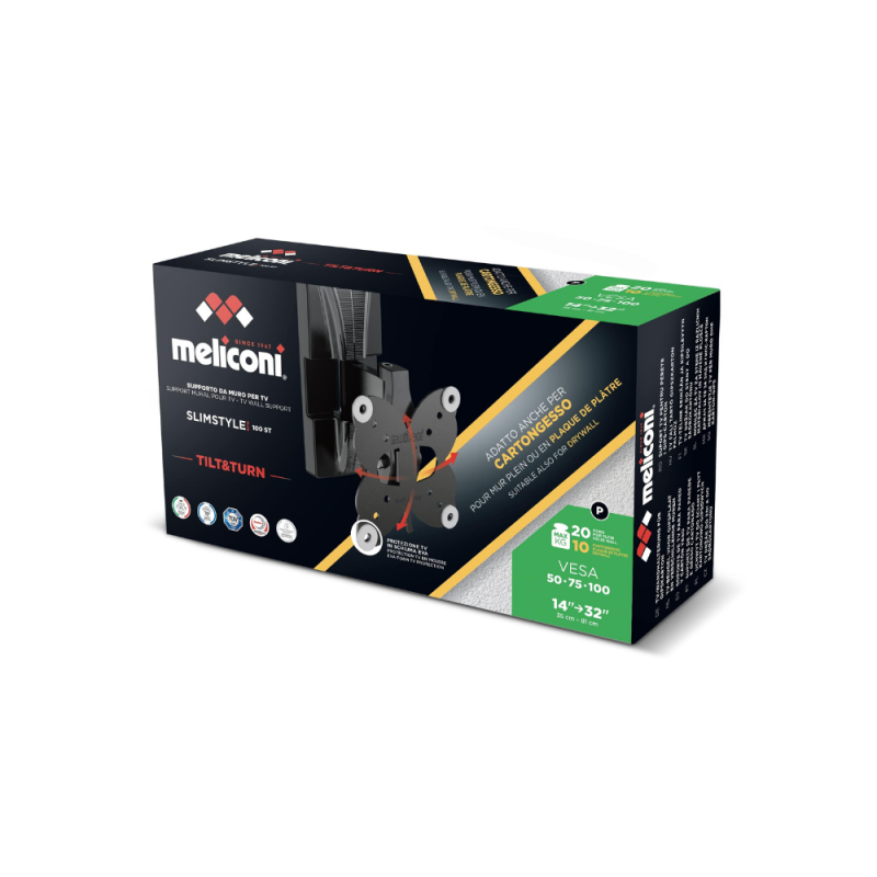 Stenski nosilec za TV Meliconi Slimstyle Plus 100 ST CG