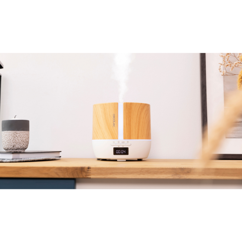 Difuzor Cecotec PureAroma 550 Connected White Woody