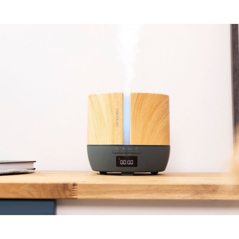 Difuzor Cecotec PureAroma 550 Connected Grey Woody