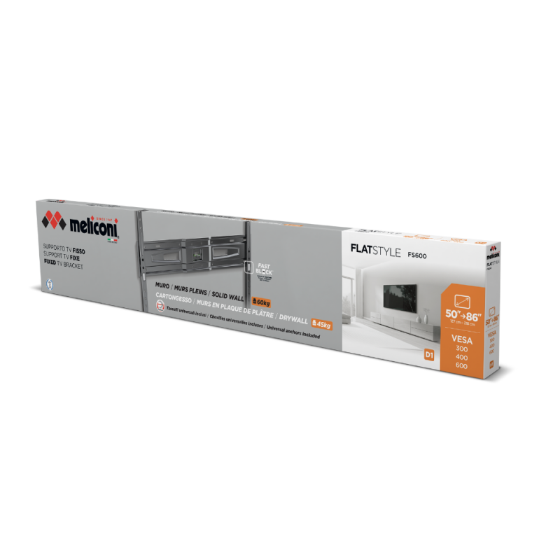 Stenski nosilec za TV Meliconi Flatstyle FS600 CG