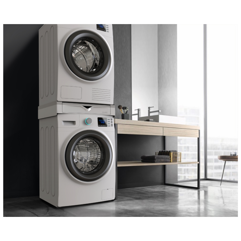 Vezni člen za pralni/sušilni stroj s polico in predalom Torre Duo