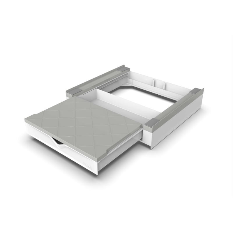 Vezni člen za pralni/sušilni stroj s polico in predalom Torre Duo