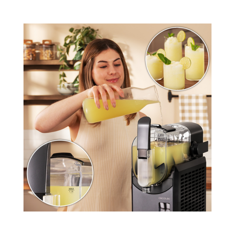 Slushi aparat za izdelavo zmrznjenih pijač Cecotec Twist&Ice 2600 - POŠKODOVANA EMBALAŽA