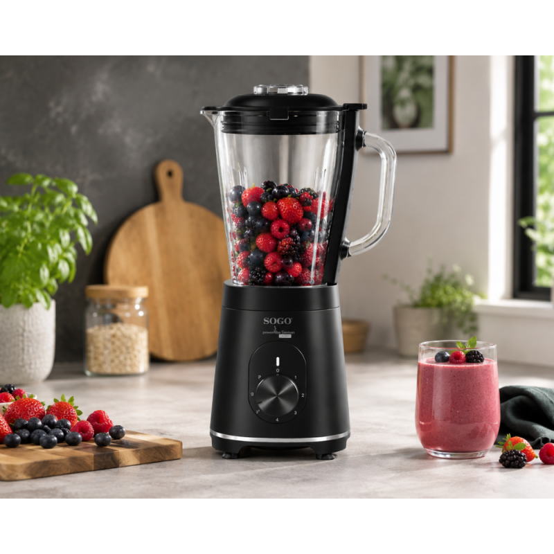 Blender Sogo PowerMix Noir 1000