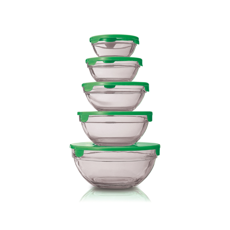 Set 5 steklenih posod Sogo BOUL-401