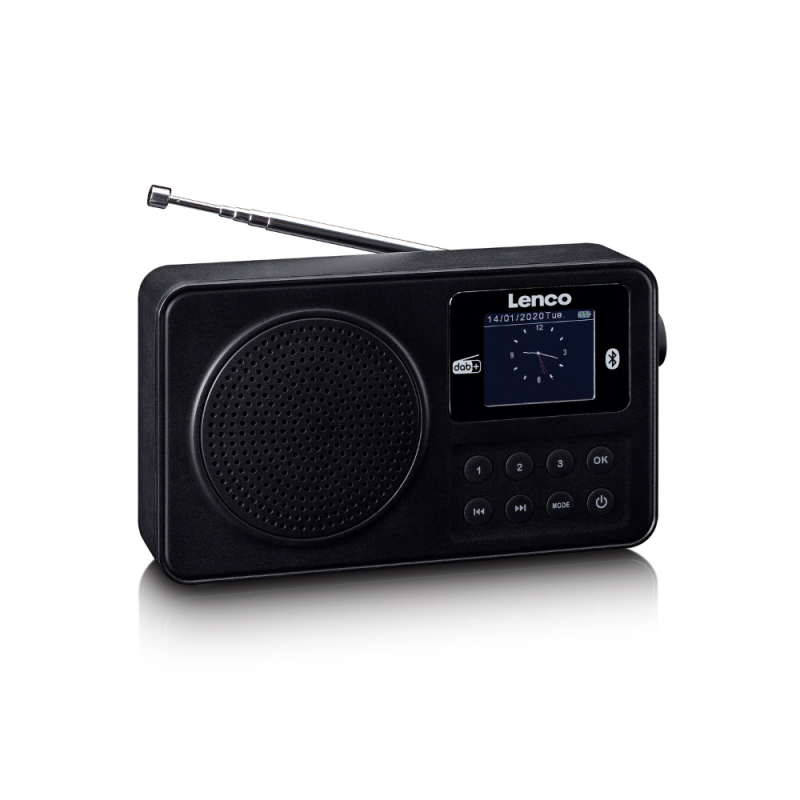 Prenosni DAB  radio Lenco PDR-033BK