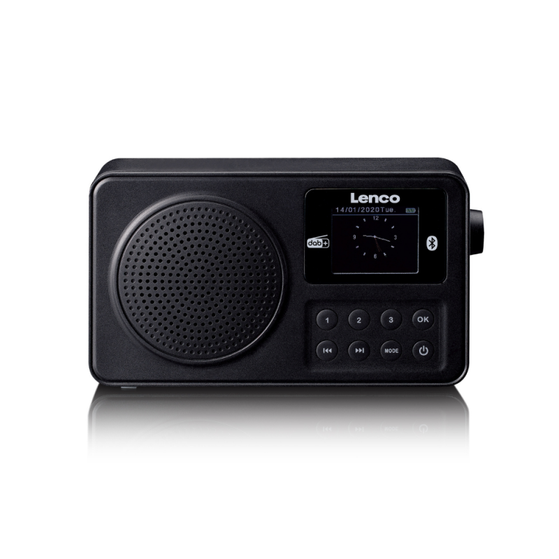 Prenosni DAB  radio Lenco PDR-033BK