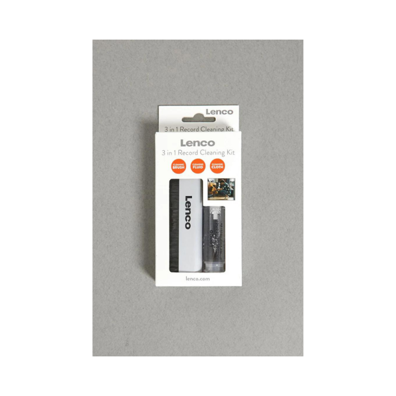 Komplet za čiščenje gramofonskih plošč Lenco TTA-3IN1