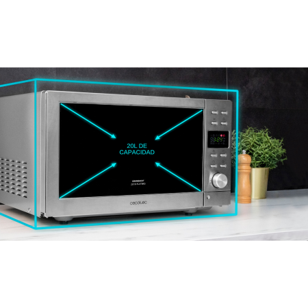 Mikrovalovna pečica Cecotec GrandHeat 2010 Flatbed Steel