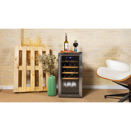 Vinska vitrina Cecotec GrandSommelier 15000 Inox Compressor