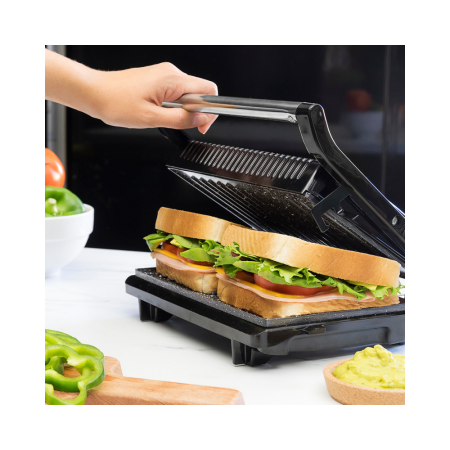 Električni žar Cecotec Rock'nGrill 750 Full Open