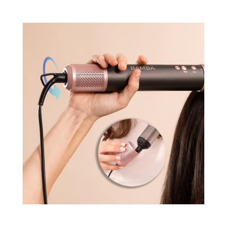 Oblikovalnik las Cecotec Bamba CeramicCare AirGlam Black