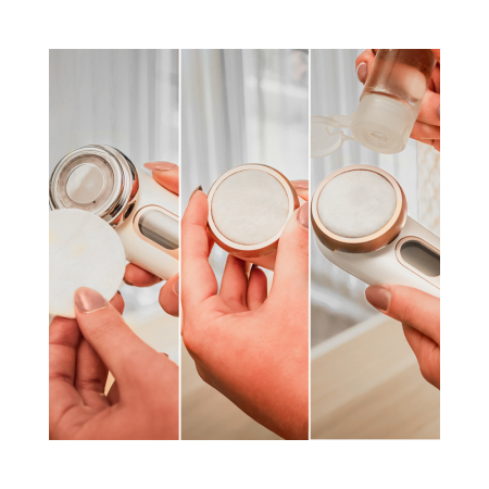 Masažni aparat za obraz s svetlobno terapijo Cecotec Bamba FaceCare LightSonic