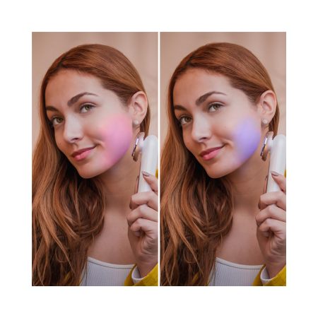 Masažni aparat za obraz s svetlobno terapijo Cecotec Bamba FaceCare LightSonic