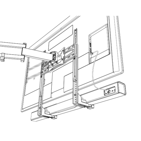 Nosilec za soundbar Meliconi Soundbar TV
