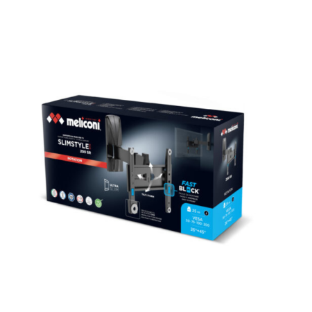 Stenski nosilec za TV Meliconi Slimstyle Plus 200 SR Fast Block