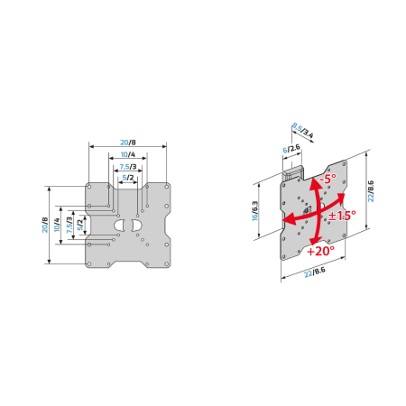 Stenski nosilec za TV Meliconi Flatstyle FTR200