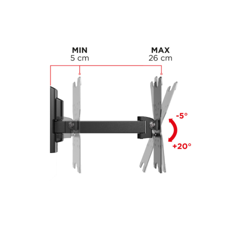 Stenski nosilec za TV Meliconi Flatstyle FR200