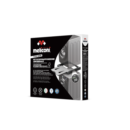 Vezni člen za pralni/sušilni stroj s polico Torre Dark