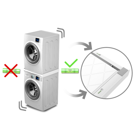 Vezni člen za pralni/sušilni stroj s polico Torre Quick