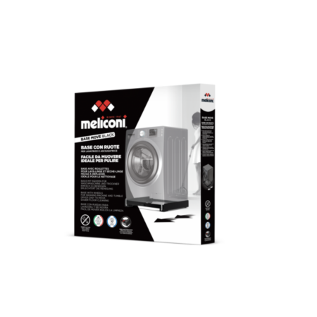 Podstavek s kolesi za pralni/sušilni stroj Meliconi Base Move Black