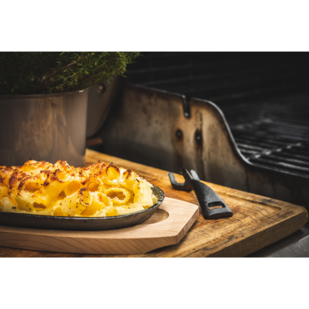 Litoželezna ponev in pladenj iz bambusa za pečico Ventura Ibrido