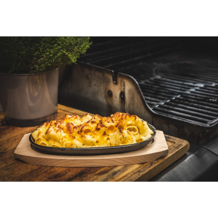 Litoželezna ponev in pladenj iz bambusa za pečico Ventura Ibrido