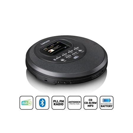 Prenosni CD predvajalnik Lenco CD-500BK