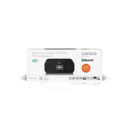 Internetni radio z DAB  Lenco DIR-121BK