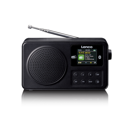 Prenosni DAB  radio Lenco PDR-033BK