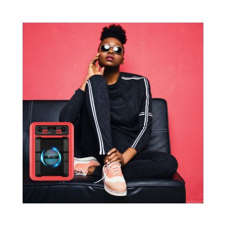 Prenosni zvočnik NGS Roller Lingo Red