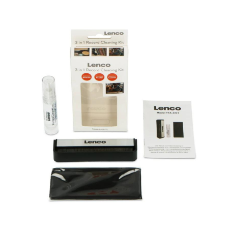 Komplet za čiščenje gramofonskih plošč Lenco TTA-3IN1