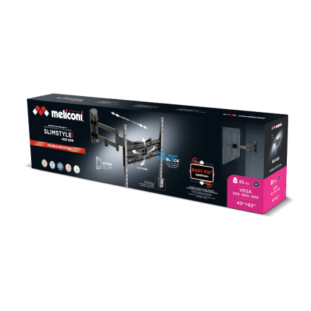 Stenski nosilec za TV Meliconi Slimstyle Plus 400 SDR Fast Block