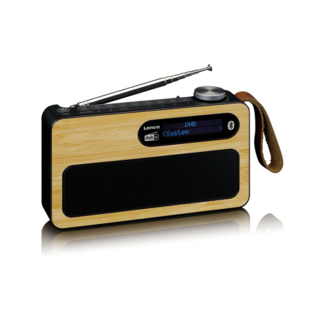 Prenosni radio Lenco PDR-040BAMBOOBK