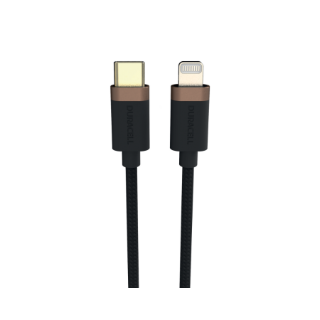 Kabel Duracell USB-C v Lightning 1m črn