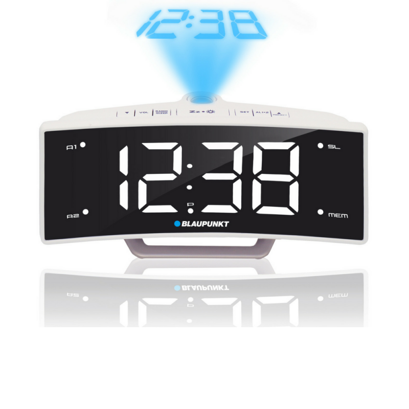 Radio ura s projekcijo Blaupunkt CRP7WH